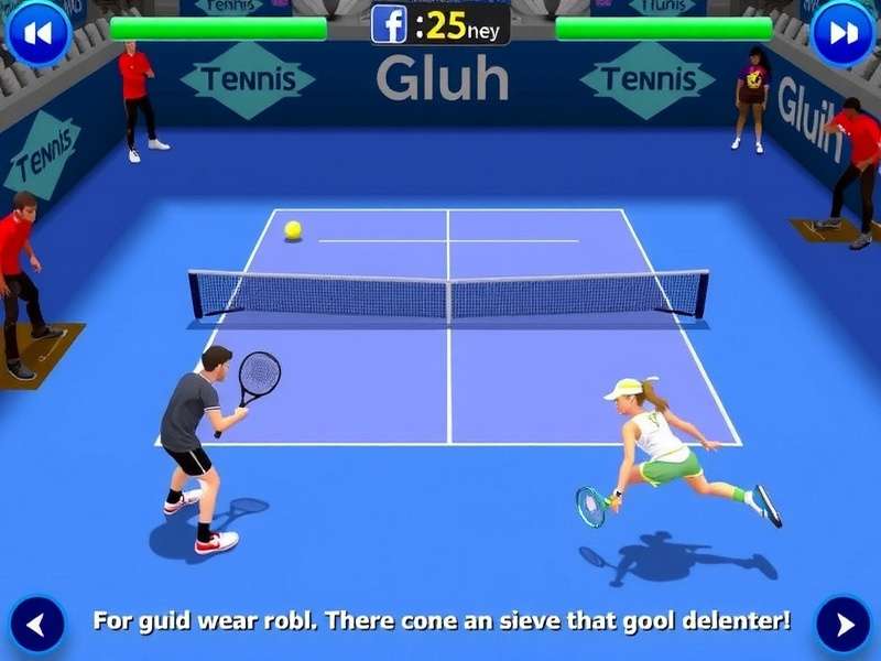 Intense Tennis Clash Serve Smash Match Tennis Clash Serve Smash Gameplay